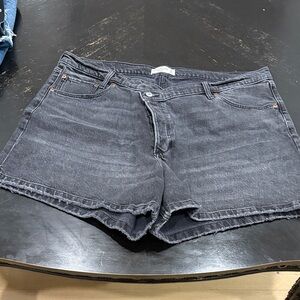 Abercrombie & Fitch Black Jean Shorts